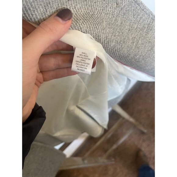 Banana Republic Wool Blend Tweed Blazer | Womens Size 4 - Picture 7 of 8